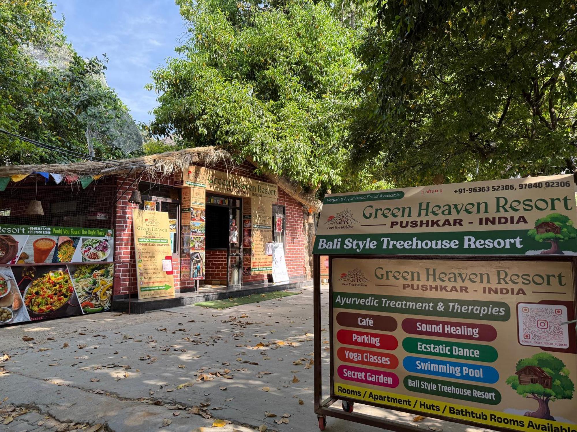 Hotel Green Heaven Resort Pushkar Exteriör bild