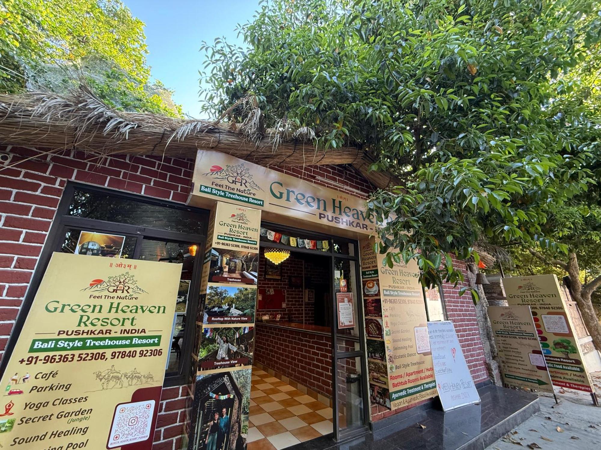 Hotel Green Heaven Resort Pushkar Exteriör bild